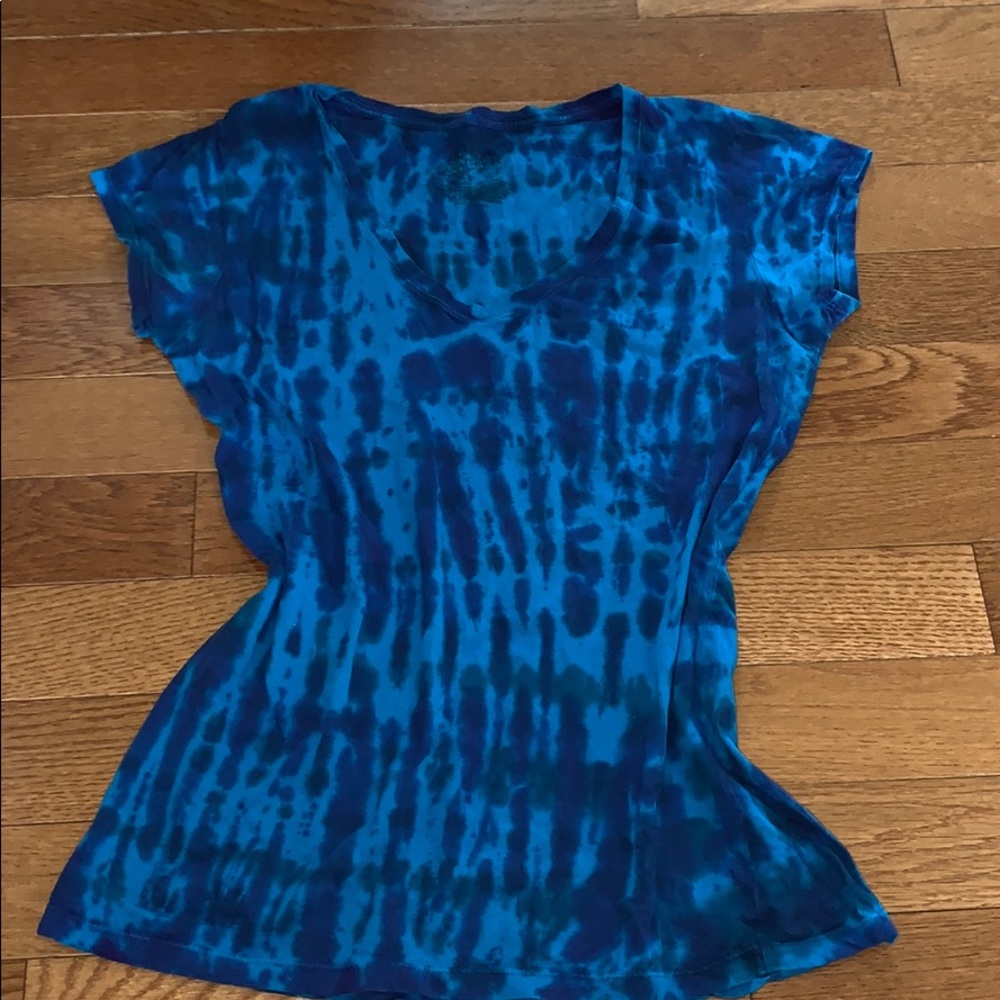 Stranded Blue and Purple Tie Dye Tee Size XL
